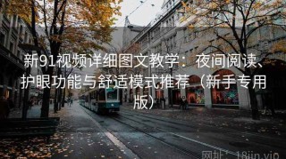 新91视频详细图文教学：夜间阅读、护眼功能与舒适模式推荐（新手专用版）