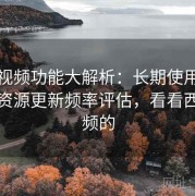 西瓜视频功能大解析：长期使用稳定度与资源更新频率评估，看看西瓜视频的