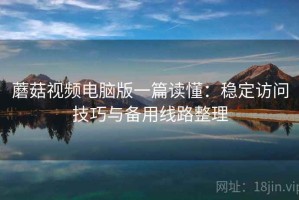 蘑菇视频电脑版一篇读懂：稳定访问技巧与备用线路整理