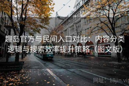 趣岛官方与民间入口对比：内容分类逻辑与搜索效率提升策略（图文版）