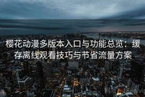 樱花动漫多版本入口与功能总览：缓存离线观看技巧与节省流量方案