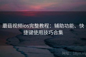 蘑菇视频ios完整教程：辅助功能、快捷键使用技巧合集