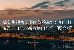 蘑菇影视官网深度体验总结：如何打造属于自己的高效使用习惯（图文版）