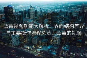 蓝莓视频功能大解析：界面结构差异与主要操作流程总览，蓝莓的视频