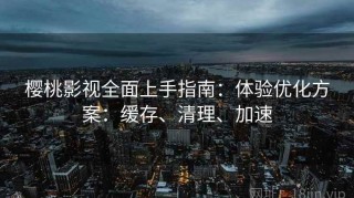 樱桃影视全面上手指南：体验优化方案：缓存、清理、加速