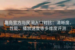 趣岛官方与民间入口对比：清晰度、性能、播放速度等多维度评测