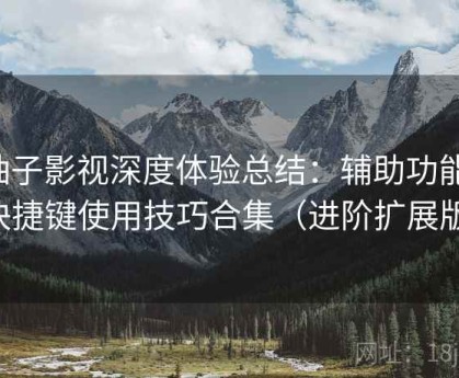 柚子影视深度体验总结：辅助功能、快捷键使用技巧合集（进阶扩展版）