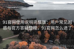 91官网使用说明完整版：用户常见困惑与官方答疑整理，91官网怎么进了