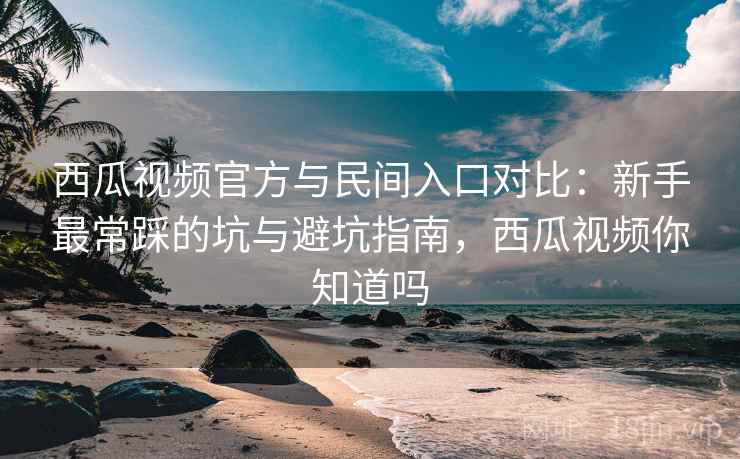 西瓜视频官方与民间入口对比：新手最常踩的坑与避坑指南，西瓜视频你知道吗