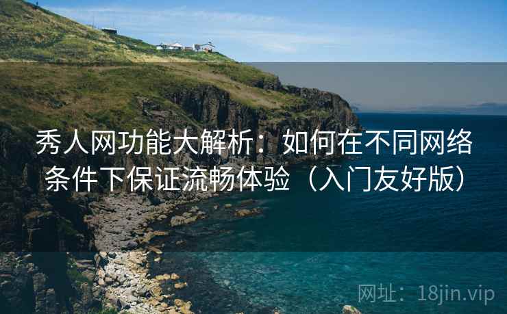 秀人网功能大解析：如何在不同网络条件下保证流畅体验（入门友好版）