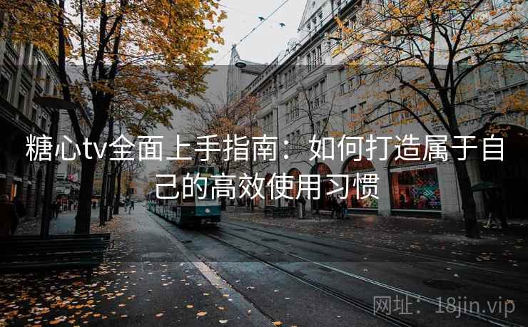 糖心tv全面上手指南：如何打造属于自己的高效使用习惯
